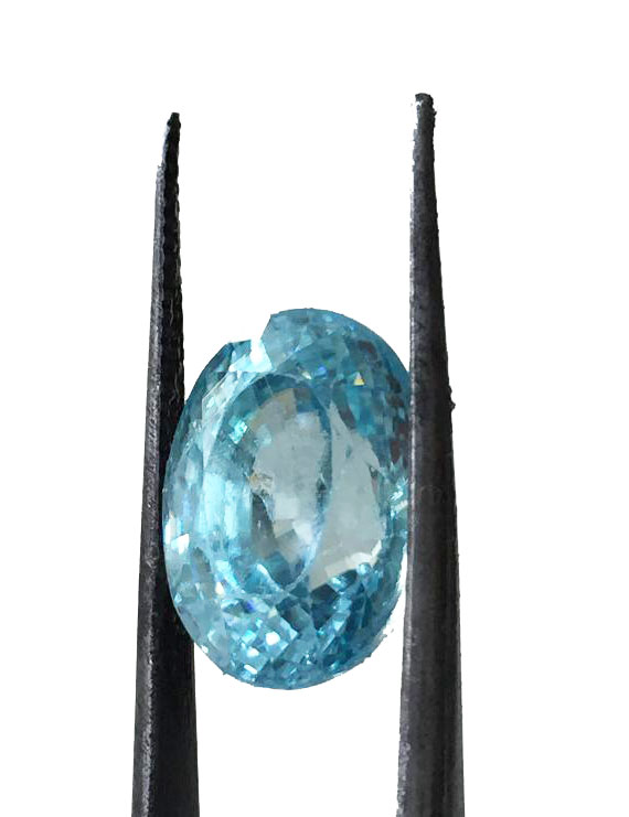 11.50 ratti (10.27 ct) Natural Blue Zircon